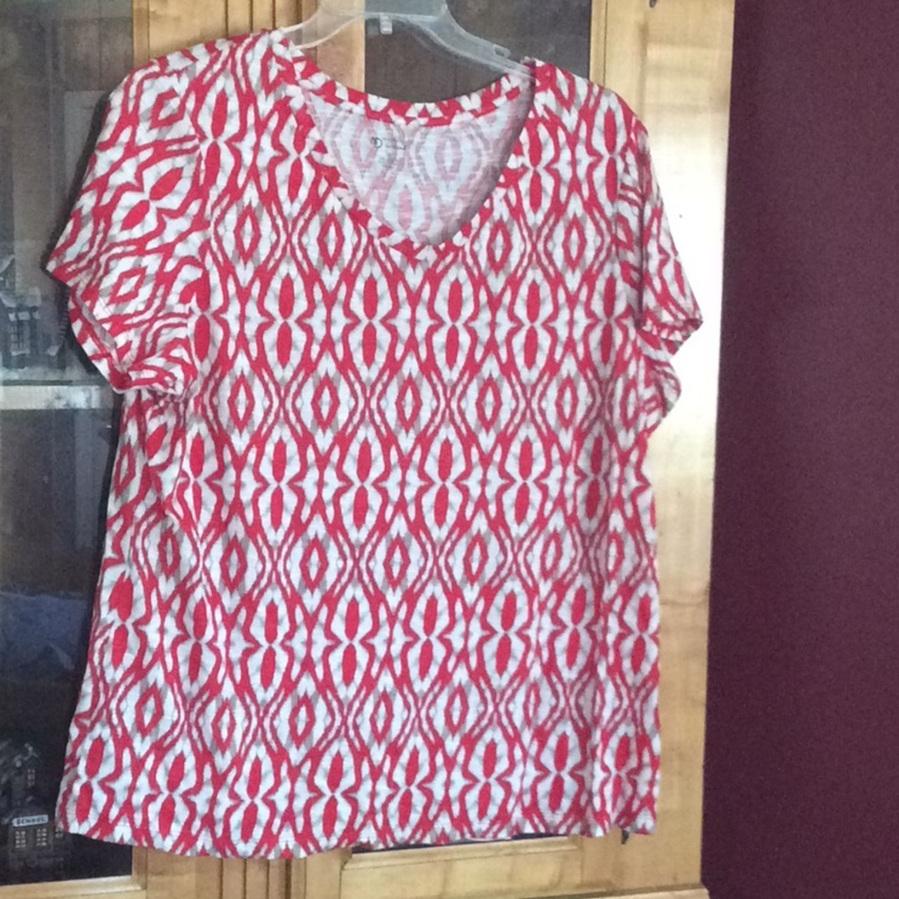 🍀100% cotton blouse.  Size 1X.   😎